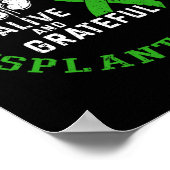 生きて感謝する腎臓移植戦士 ポスター (角)