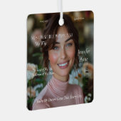 生きて最も美しい女性 メタルオーナメント (正面右)