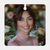 生きて最も美しい女性 メタルオーナメント (裏面)