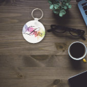 生きて生きる知恵引用文タイポグラフィ キーホルダー