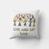 生きて生きる クッション (裏面)