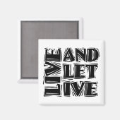 生きて生きる マグネット (正面/裏面)