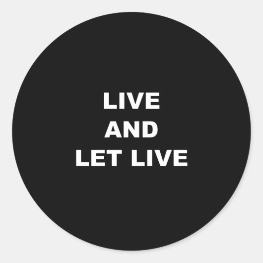 生きて生きる ラウンドシール (正面)