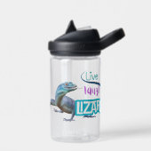 生きて笑うトカゲ ウォーターボトル (左面)