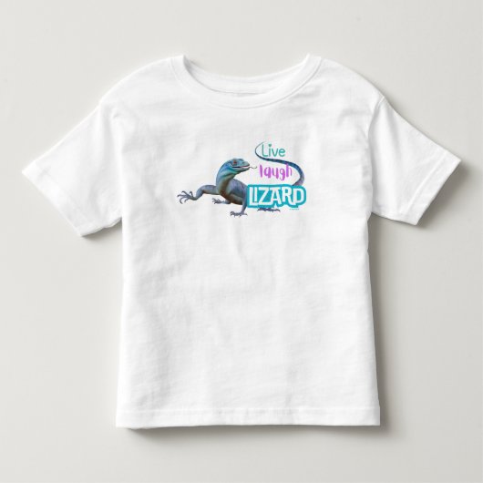 生きて笑うトカゲ トドラーTシャツ (正面)