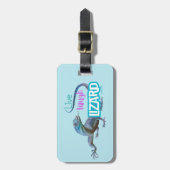 生きて笑うトカゲ ラゲッジタグ (正面縦)