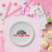 生きて笑う愛のホラーおもしろいー ペーパープレート (パーティー)