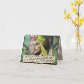 生きて行け、チャンスをとれ。 カード (黄色い花)