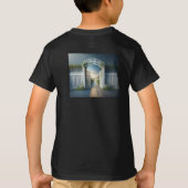 「生きて…」 カスタマイズできる少年 Tシャツ (裏面)