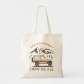 生きることは乗り物のインスピレーション楽しむを与える旅である トートバッグ (正面)