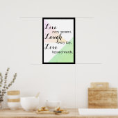 生きること、笑うこと、愛すること ポスター (キッチン)