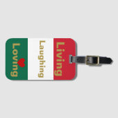 生きること，笑うこと，愛すること ラゲッジタグ (正面横)