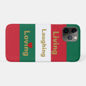 生きること，笑うこと，愛すること Case-Mate iPhoneケース (裏面(横))