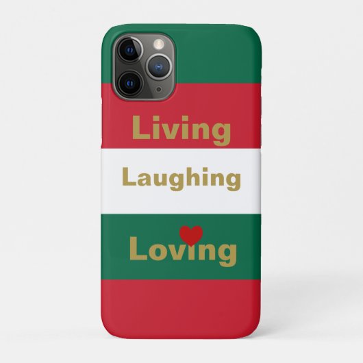 生きること，笑うこと，愛すること Case-Mate iPhoneケース (裏)