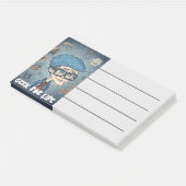 生きるためのギークおもしろい皮肉なNerdy AI生成 ポストイット (アングル)