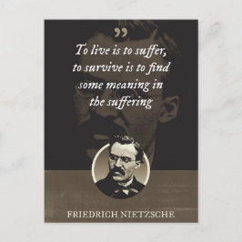 生きるのは苦しみ生き延びだ ポストカード
