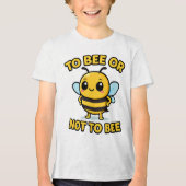 生きるべきか死ぬべきか トライブレンドTシャツ (正面)
