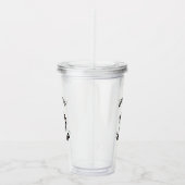 生きるコーヒー救済 – コーヒー愛好家 アクリルタンブラー (右)