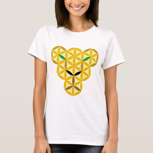 生きるヒョウの子 – 神聖な動物。 Tシャツ (正面)