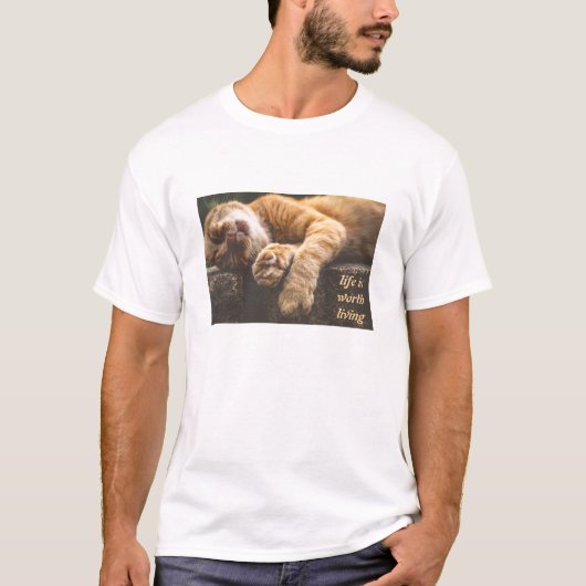 生きる価値のあるTシャツ Tシャツ (正面)