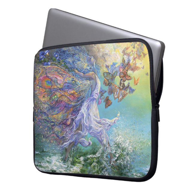 生きる喜びのラップトップの箱 ラップトップスリーブ (正面左)