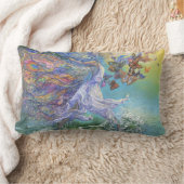 生きる喜びの装飾的な枕 ランバークッション (ブランケット)