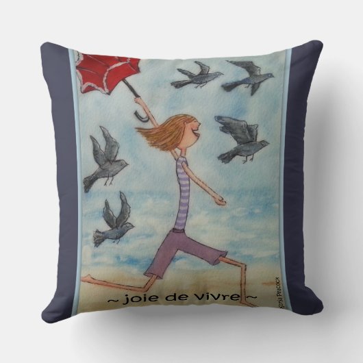 生きる喜び クッション (裏面)