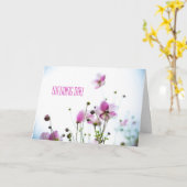 生きる喜び • 結婚式のお祝いカード カード (黄色い花)