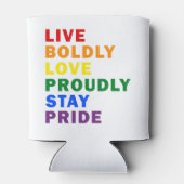 生きる大胆な愛誇らしげに滞在プライドドリンククール 缶クーラー (裏面)