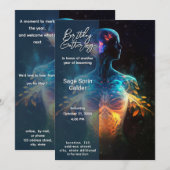 生きる希望｜精神エネルギー 招待状 (正面/裏面)