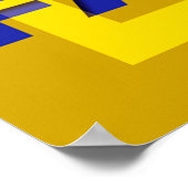 生きる愛は信仰を持つ | マスタードイエロー ポスター (角)