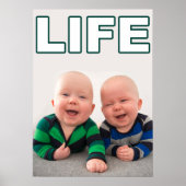 生きる権利を持つプロの双子ベビー ポスター (正面)