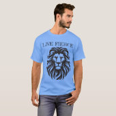 生きる激やる気を起こさせるしい – Lion Tee Tシャツ (正面フル)