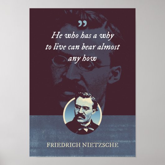 生きる理由を持つ者は、ほとんどどんな方法でも耐えられる ポスター (正面)