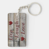 生きる笑い愛を納屋の横に キーホルダー (裏面)