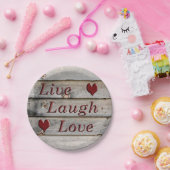 生きる笑い愛を納屋の横に ペーパープレート (パーティー)