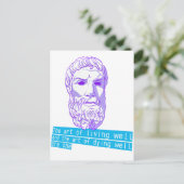 生きる芸術を食い物にする ポストカード (スタンド正面)