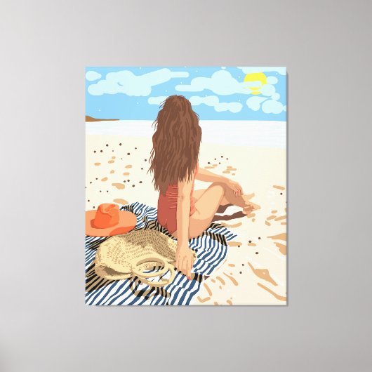 生きる術は今に生きる術だ キャンバスプリント (正面)