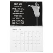 生きる言葉 カレンダー (2月 2027)