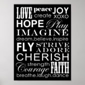 生きる言葉 ポスター (正面)