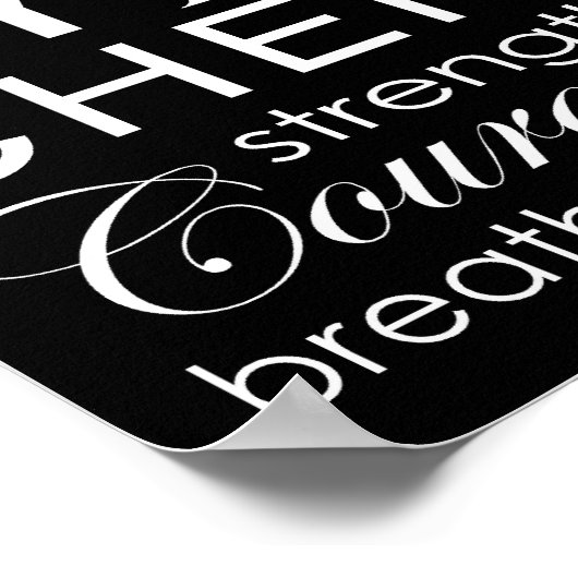 生きる言葉 ポスター (角)