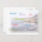 生きる言葉 ポストカード (正面/裏面)