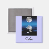 生きる言葉：マグネットを落ち着ける マグネット (正面/裏面)