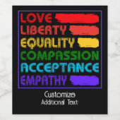 生きる言葉 ワインラベル (シングルラベル)