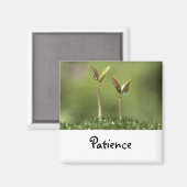 生きる言葉：忍耐マグネット マグネット (正面/裏面)