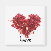 生きる言葉:愛 – 磁石 (正面)