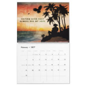 生きる言葉 – 2024 カレンダー (2月 2027)