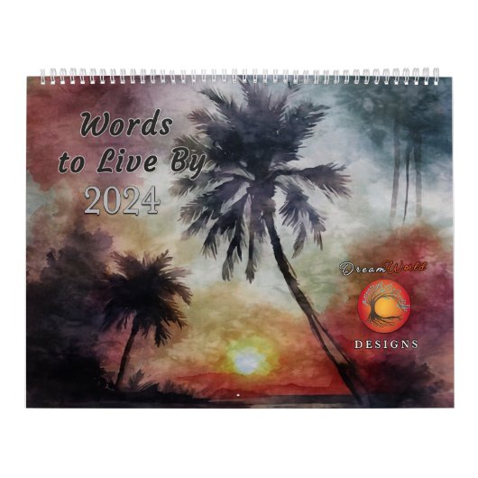 生きる言葉 – 2024 カレンダー (カバー)