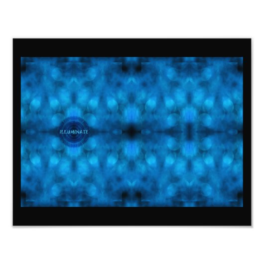 生きる言葉： "ILLUMINATE"肯定芸術 フォトプリント            (正面)