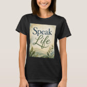 生きる言葉 Tシャツ (正面)
